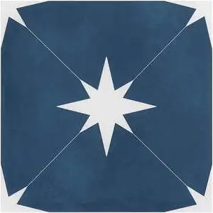 Levant Navy Blue 9x9 Matte Porcelain Tile