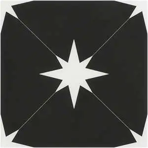 Levant Nero 9x9 Matte Porcelain Tile