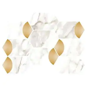 Grey Hex W/ Copper Polished