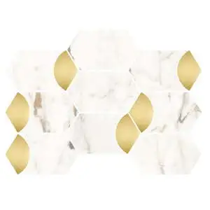 Oro Hex W/ Gold Polished