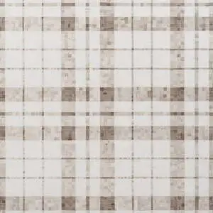 Madras Plaid Wooden Beige - Thassos- Athens Gray- & Wooden Beige