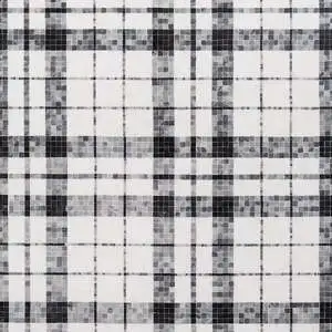 Madras Plaid Bardiglio - Thassos- Nero Marquina- & Bardiglio