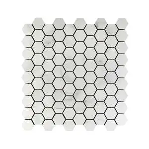 Carrara Essence Hexagon Mosaic Matte