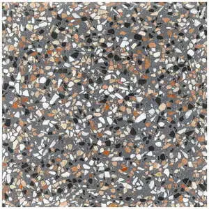 Marmi Terrazzo Paradiso Gray 16x16 Polished Terrazzo Tile