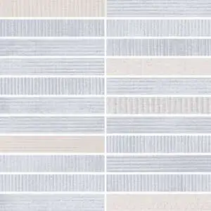 Blue 2X2 Stack Mosaic Matte