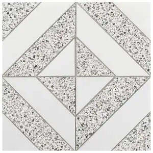 Minna Diagonals Bianca Truffle - Tibet White & Terrazzo