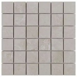 Montech Chalk White 2x2 Matte Porcelain Mosaic Tile