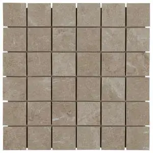 Montech Greige Beige 2x2 Matte Porcelain Mosaic Tile