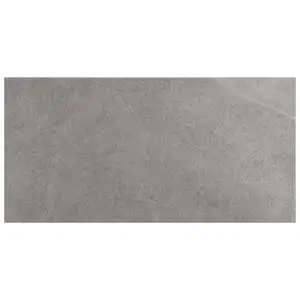 Motley Silver Gray Limestone Look Matte Porcelain Tile