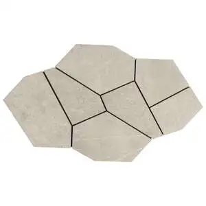 Motley Crema Beige Organic Pattern Limestone Look Matte