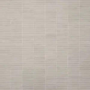 Motley Linen White 1x6 Stacked Limestone Look Matte Porcelain