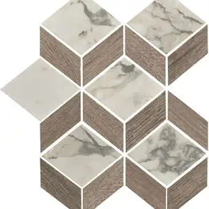 Arabescato Tizano Mosaic Matte