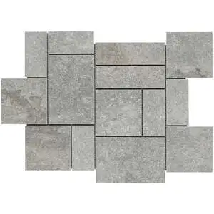 Olympic Gray French Pattern Matte Porcelain