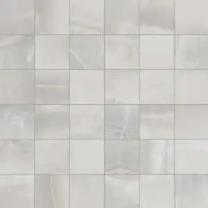 Silver 2X2 Mosaic Matte