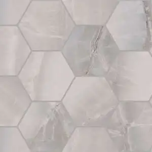 Silver 4″ Hex Polished