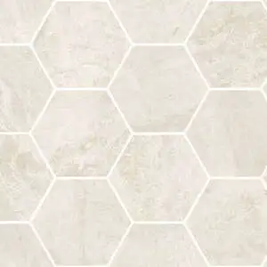 Beige 4″ Hex Polished