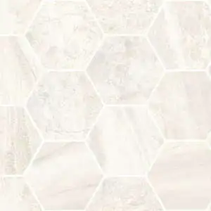 Ivory 4″ Hex Polished