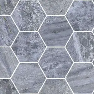 Navy 4″ Hex Polished