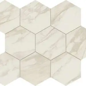 Brilliant White Hexagon