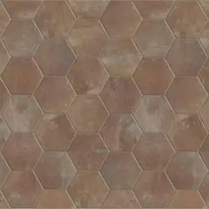 Mocha 6″ Hex Matte