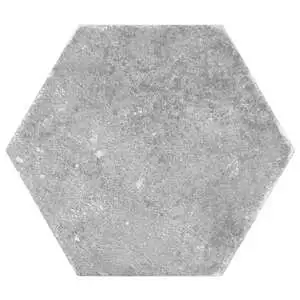 Pompeia Gris Gray 8" Hexagon Matte Porcelain Tile