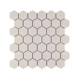 Pearl Matte 2 Inch Hex Porc Mos