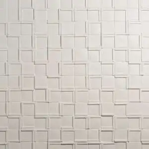Saera Cross White 4x4 Matte Ceramic
