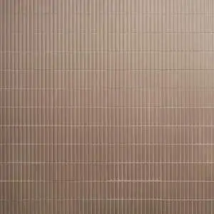 Saera Ribbed Taupe 4x12 Matte Ceramic