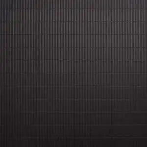 Saera Ribbed Black 4x12 Matte Ceramic
