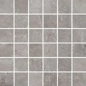 Smooth Cement Silver Matte Mosaic
