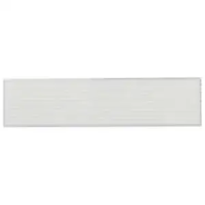 Stacy Garcia Artblock Bianco White 4x16 Fluted Glossy Porcelain