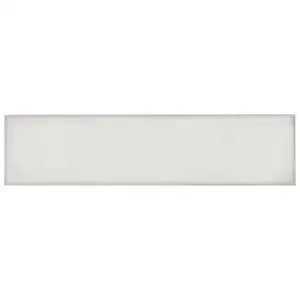 Stacy Garcia Artblock Bianco White 4x16 Glossy Porcelain Tile
