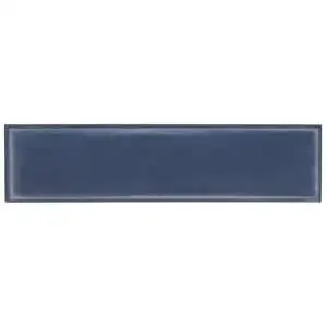 Stacy Garcia Artblock Denim Blue 4x16 Matte Porcelain Tile