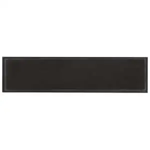 Stacy Garcia Artblock Nero Black 4x16 Matte Porcelain Tile