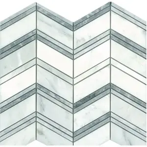 Chevron Statuario/Bard Honed