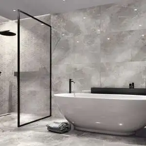 Woodland Marble Silver Polished