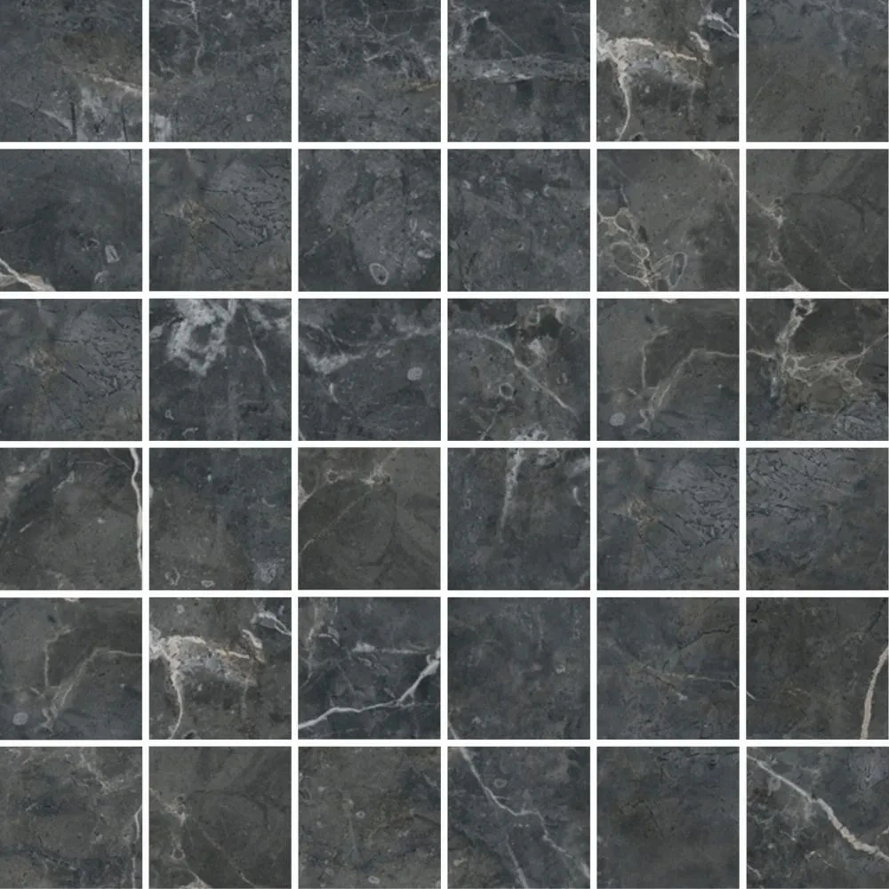 Black Shine 2X2 Mosaic Polished