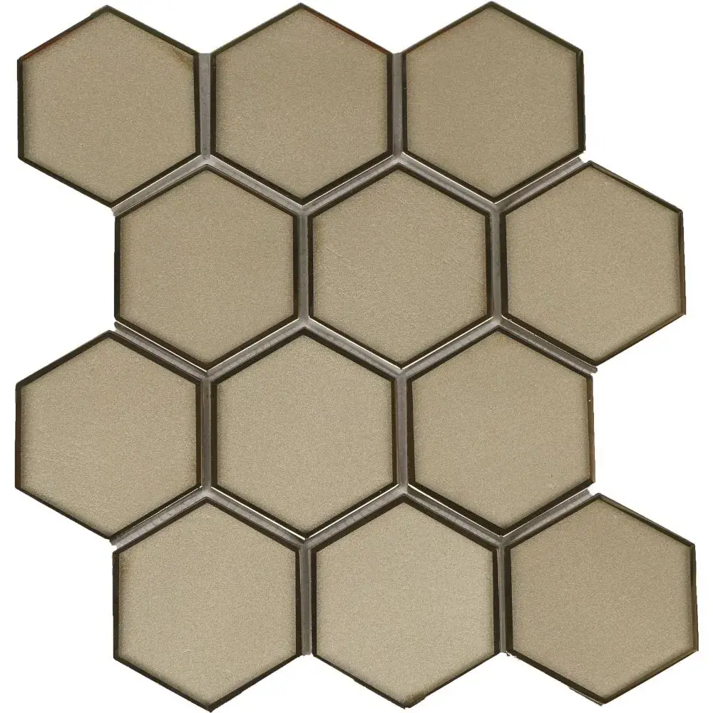 Champagne Hex 3″ Polished