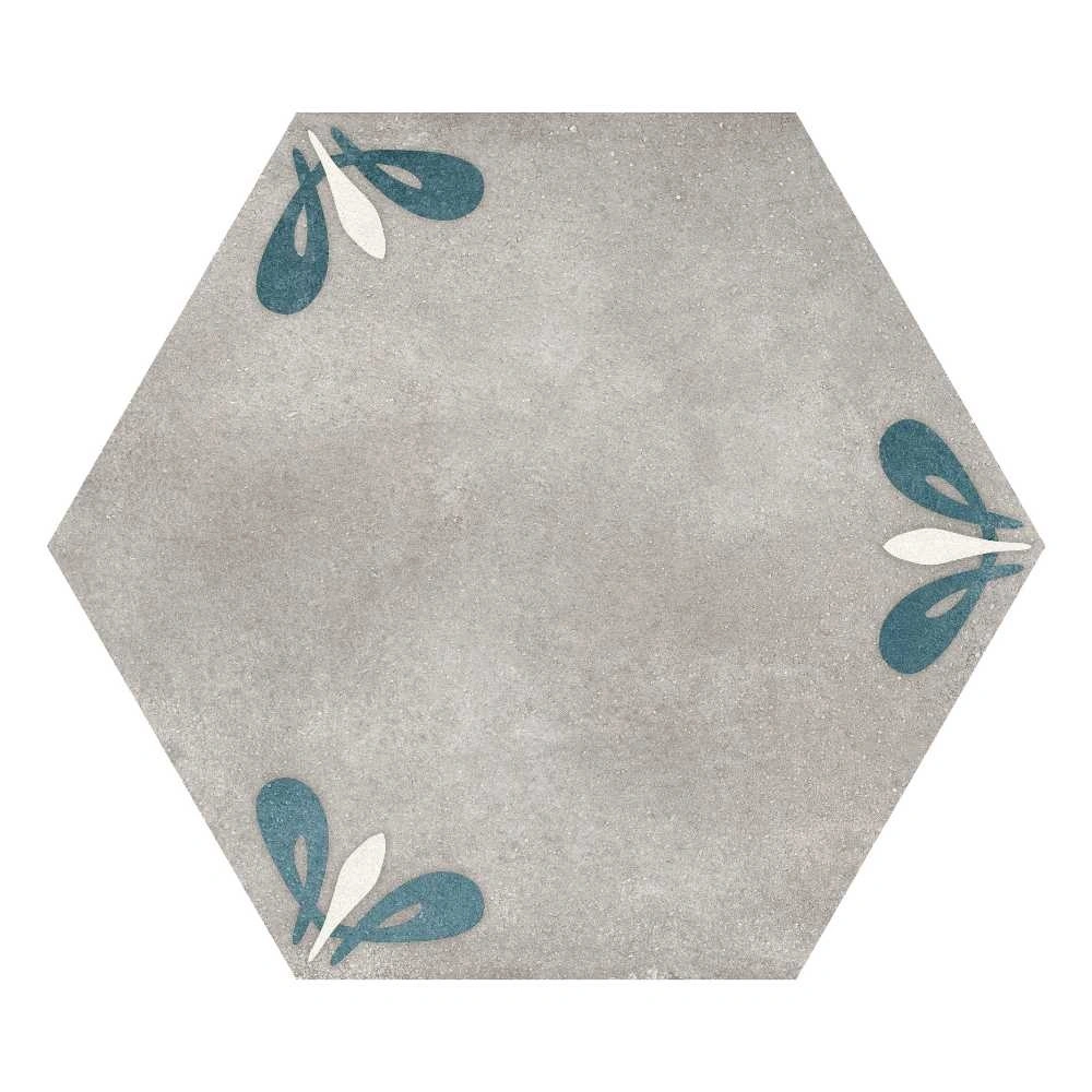 Grey Lily 8″ Hex Matte