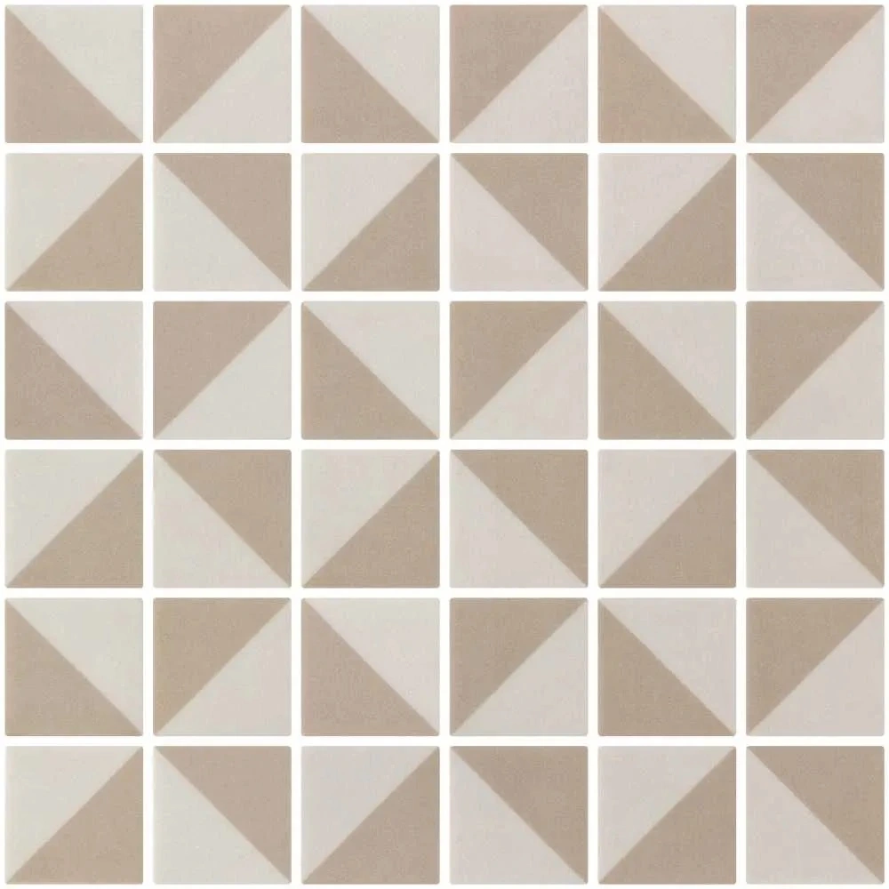 Origami Beige 2X2 Mosaic