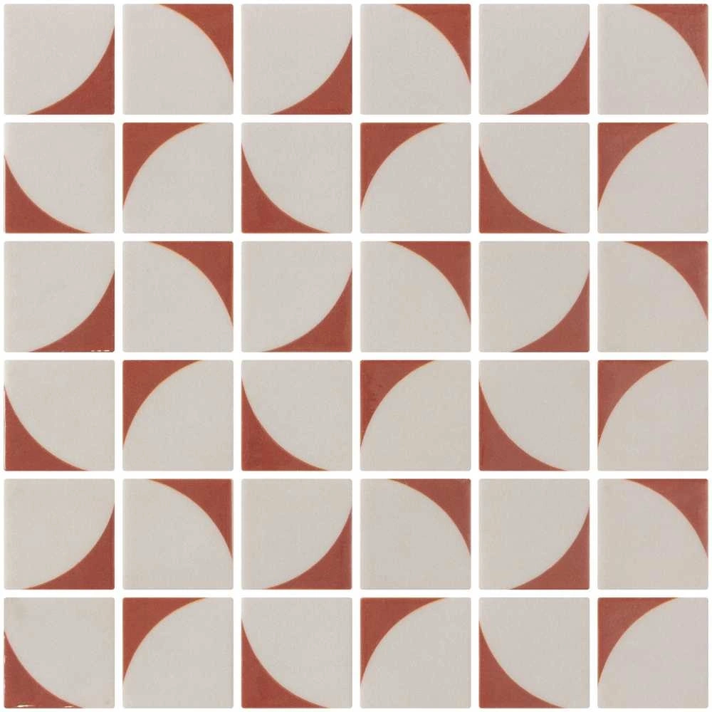 Memphis Ginger 2X2 Mosaic