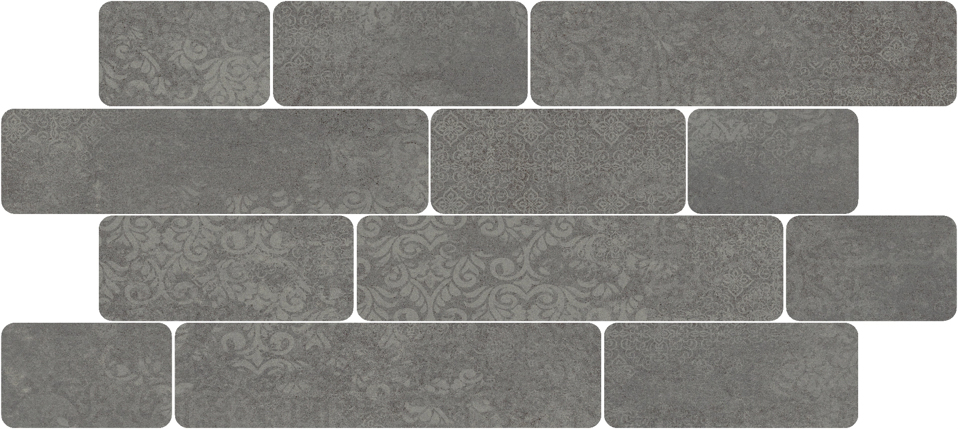 Domain Electron Damask Modulo Mosaic