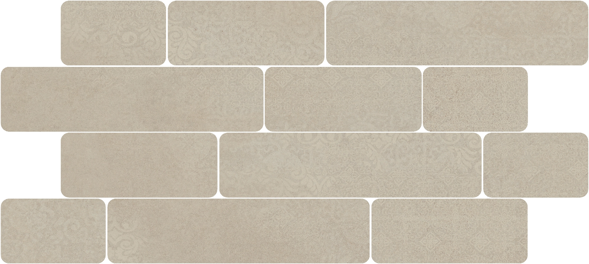 Domain Element Damask Modulo Mosaic