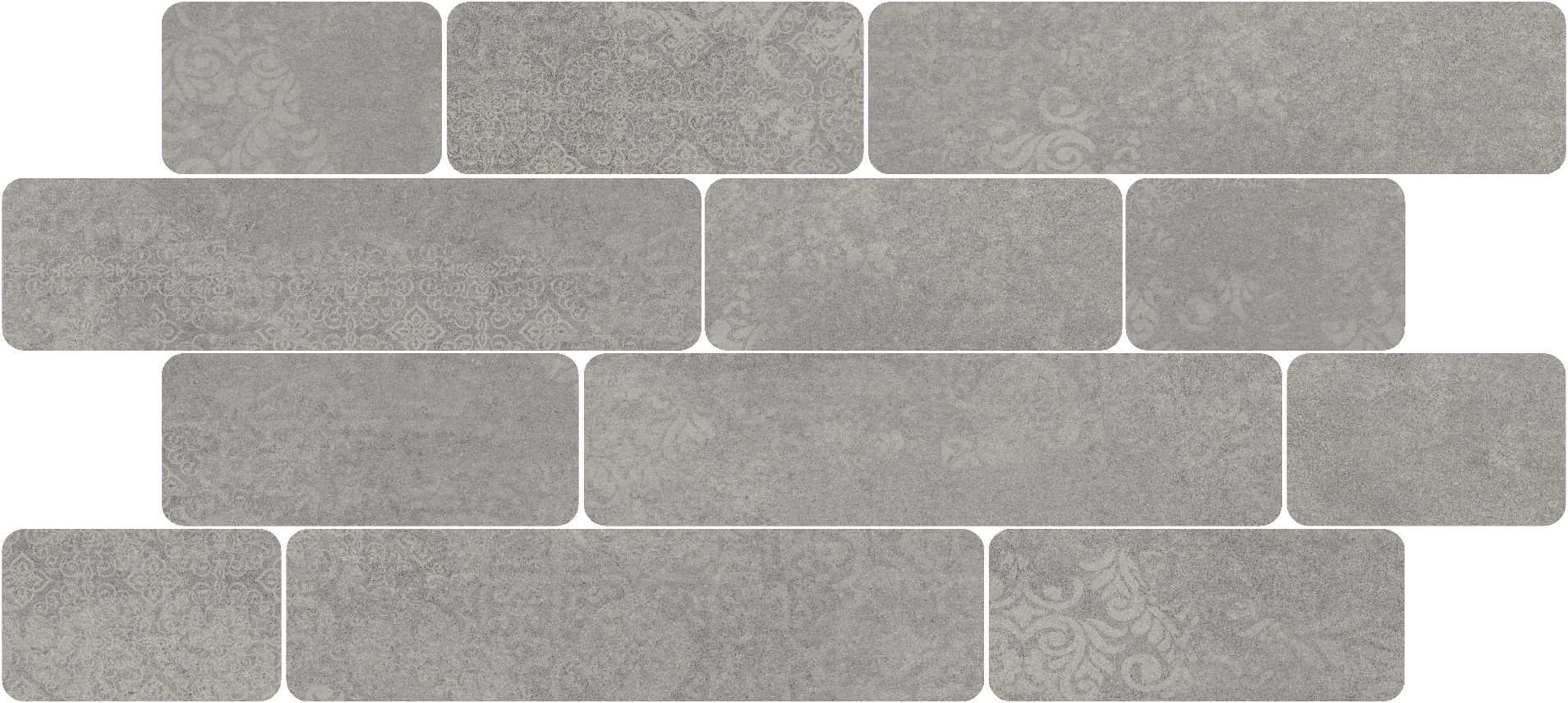 Domain Oxygen Damask Modulo Mosaic