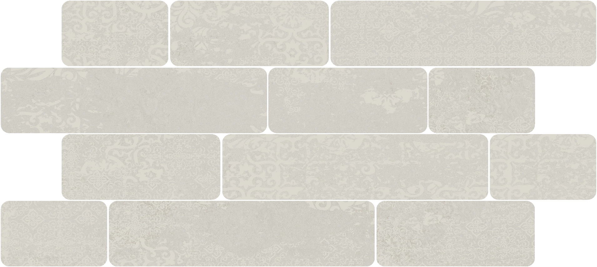 Domain Reflex Damask Modulo Mosaic
