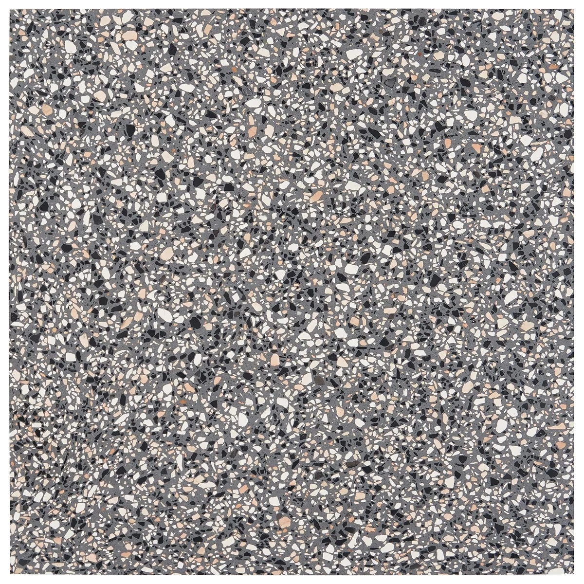 Italy Terrazzo Dolce Mora Gray 24x24 Honed Terrazzo Tile