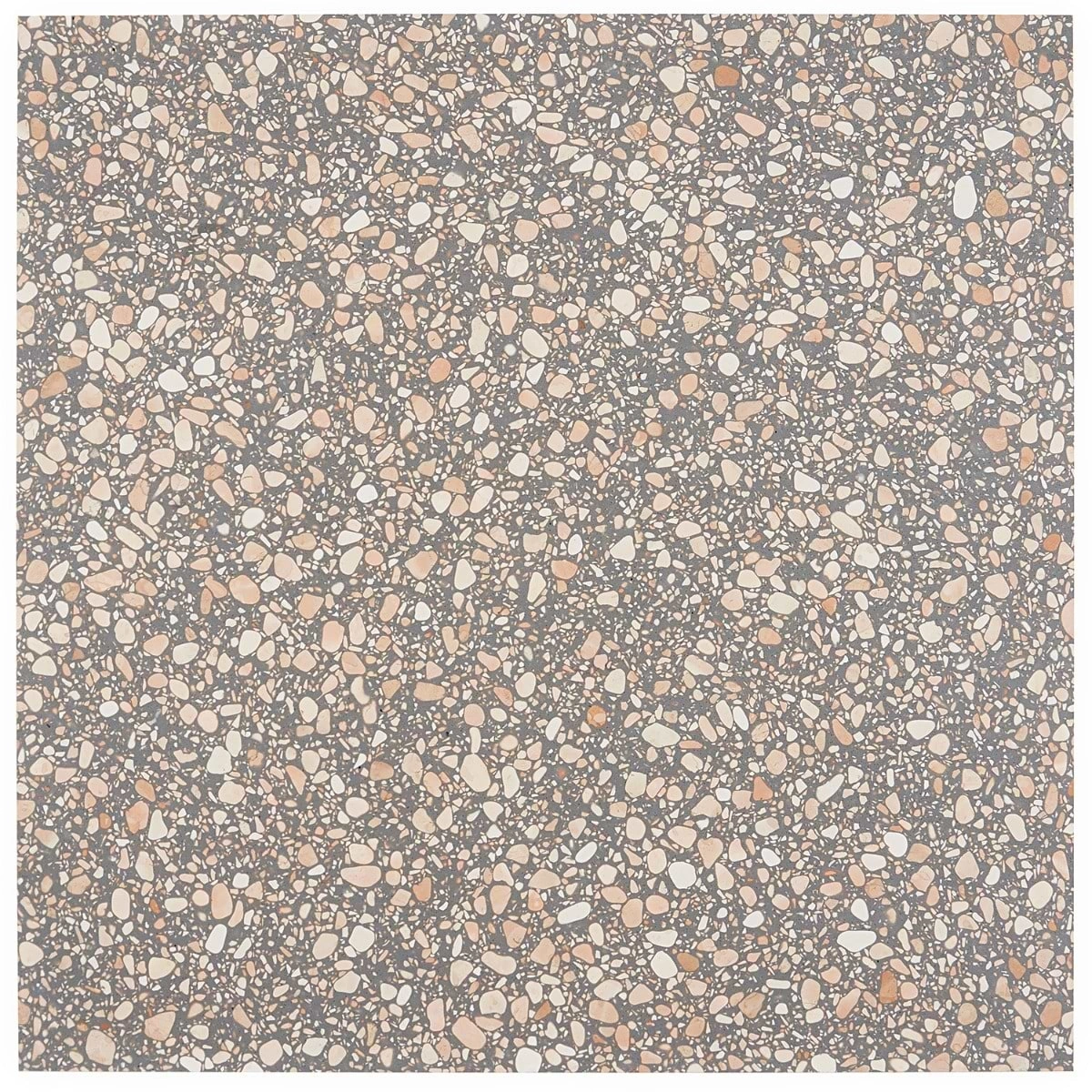 Italy Terrazzo Dolce Rina Gray 24x24 Honed Terrazzo Tile