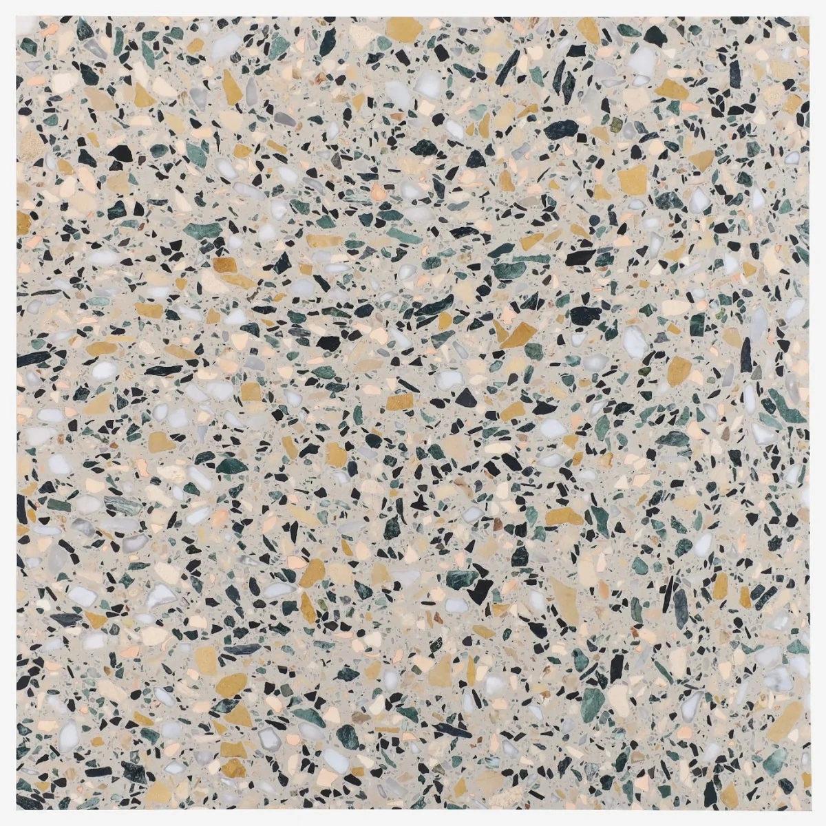 Italy Terrazzo Cava Terra Beige 24x24 Honed Marble Tile
