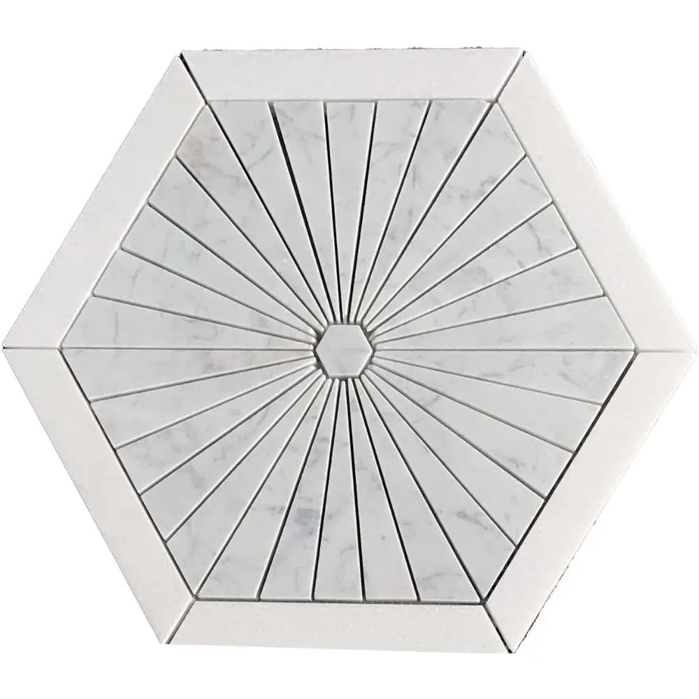 Carrara + Thassos Honed