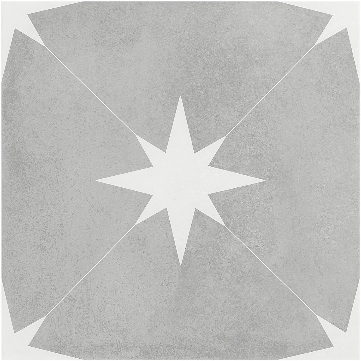 Levant Gris Gray 9x9 Matte Porcelain Tile